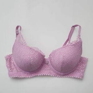Aerie Lace Underwire Bra in Soft Purple